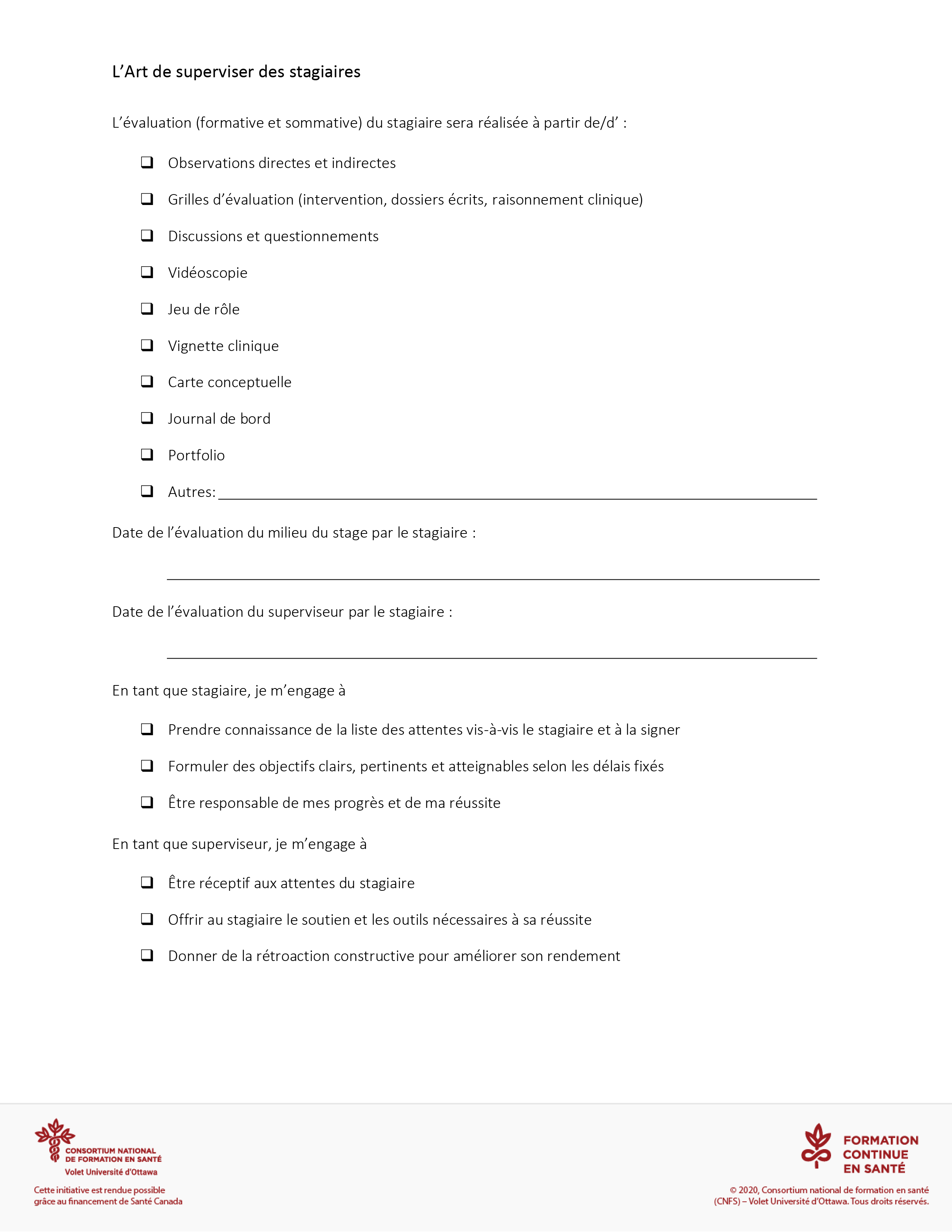Outil : Contrat d’apprentissage