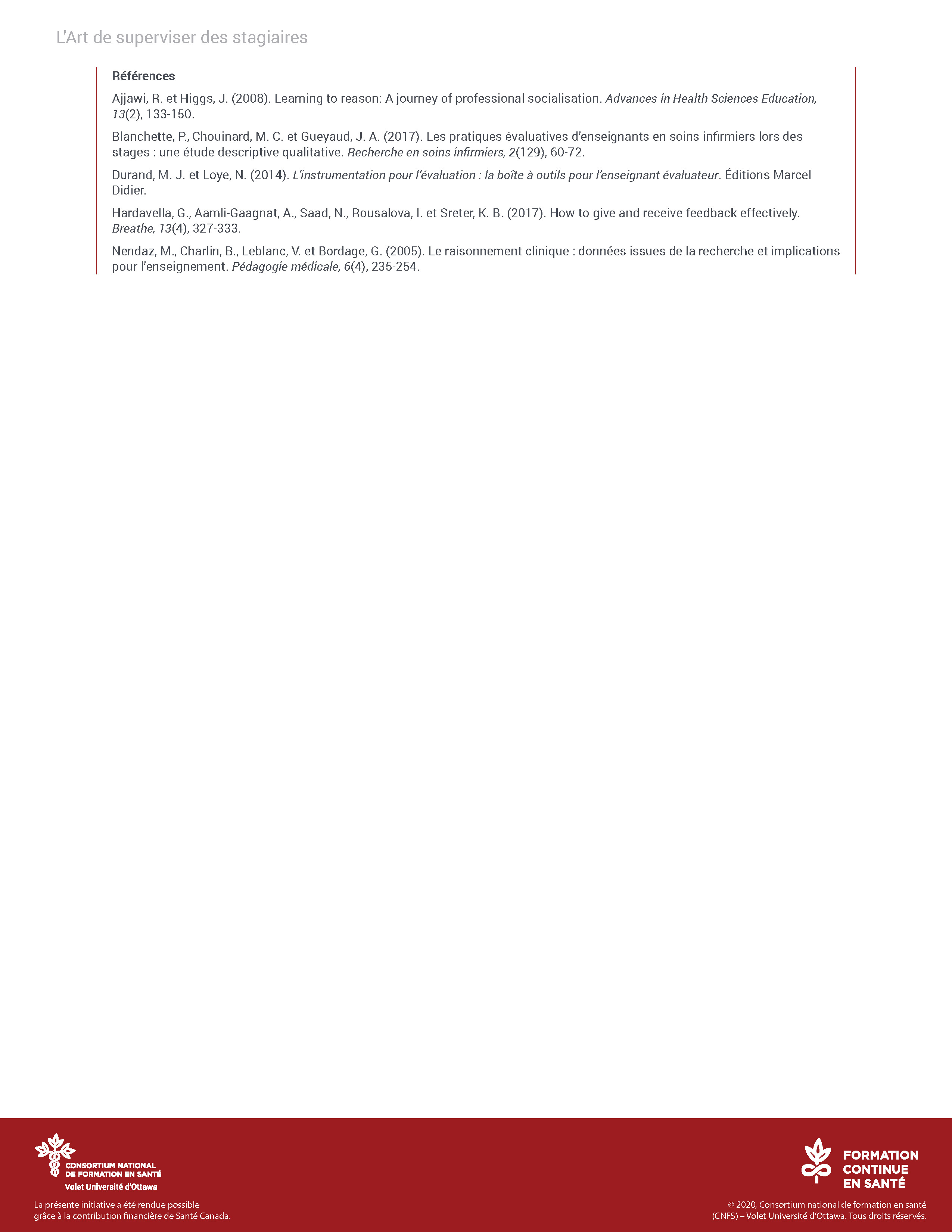 Outil : Le questionnement sous forme de discussions