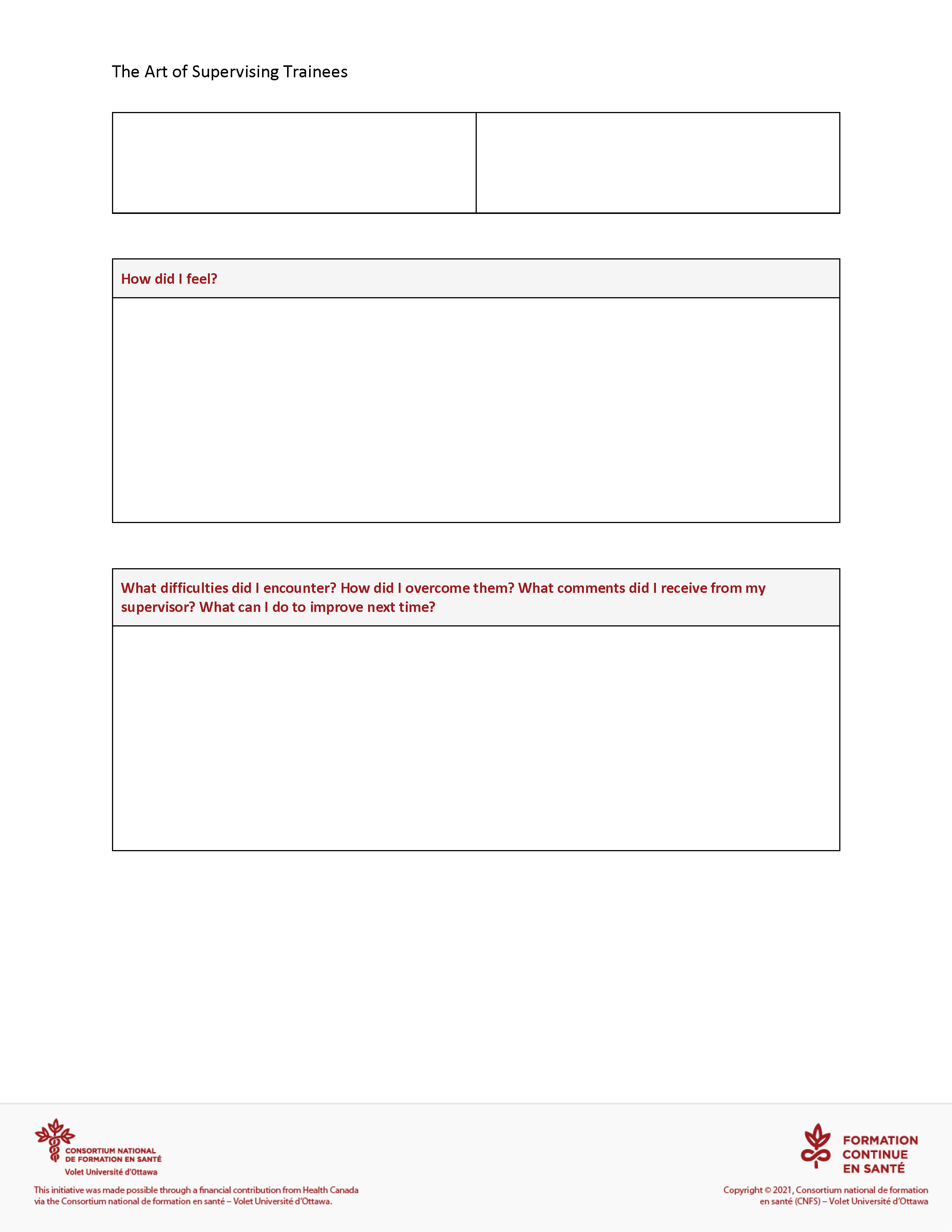 Tool: Logbook